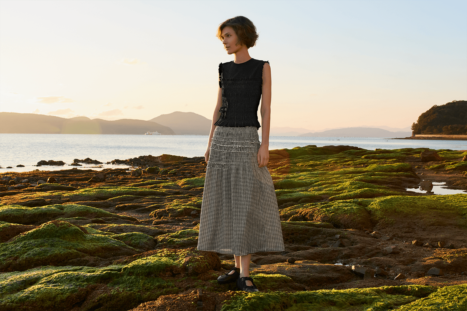 The image may contain clothing, skirts, dresses, evening gowns, formal wear, people, teenagers' faces and heads