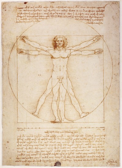 Leonardo da Vinci, Vitruvian Man, c. 1490
