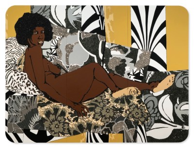 Mickalene Thomas, A Little Taste Outside of Love, 2007