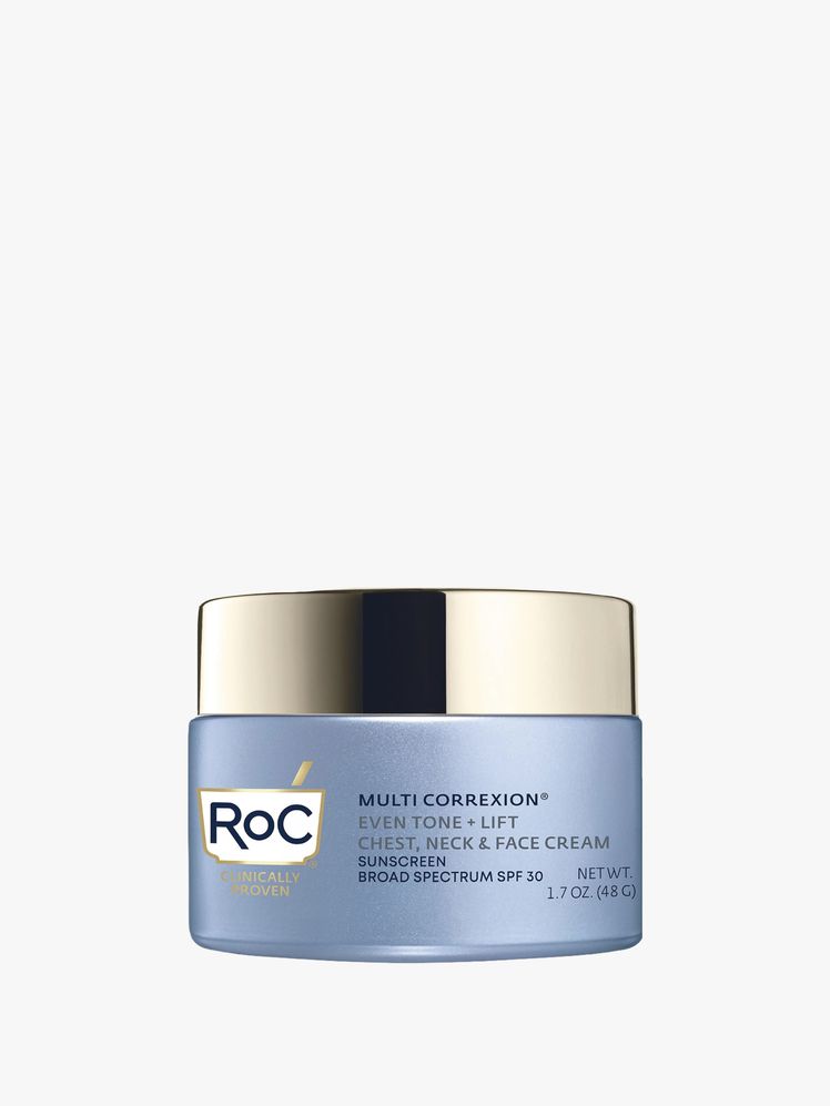 Image may contain: bottle, cosmetics, tape, face, head and people