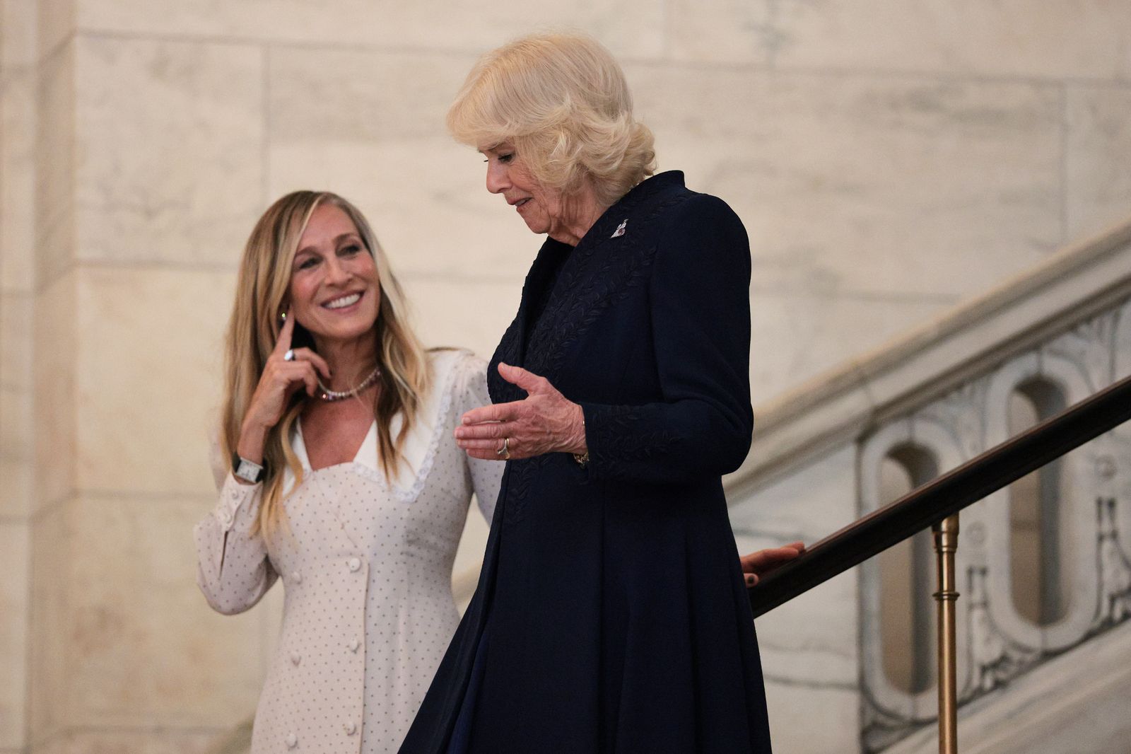 King Charles III and Queen Camilla visit New York City during U.S. state visit Sarah Jessica Parker