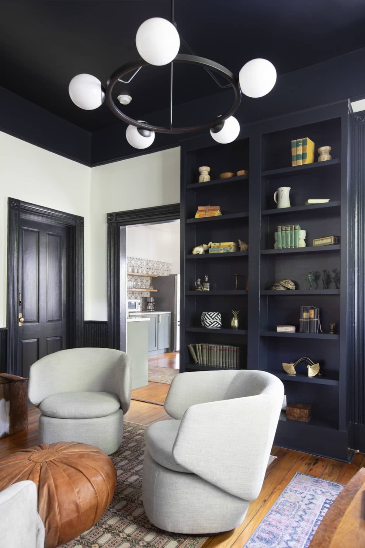 Pictures may contain furniture, architecture, interior, living room, home decoration, chandeliers, lights and appliances