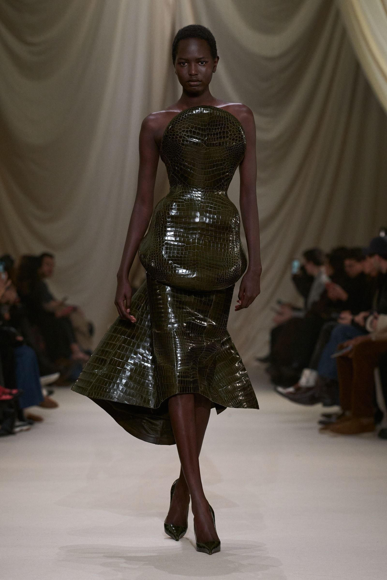 Image may contain clothing, apparel, adult fashion and formal wear