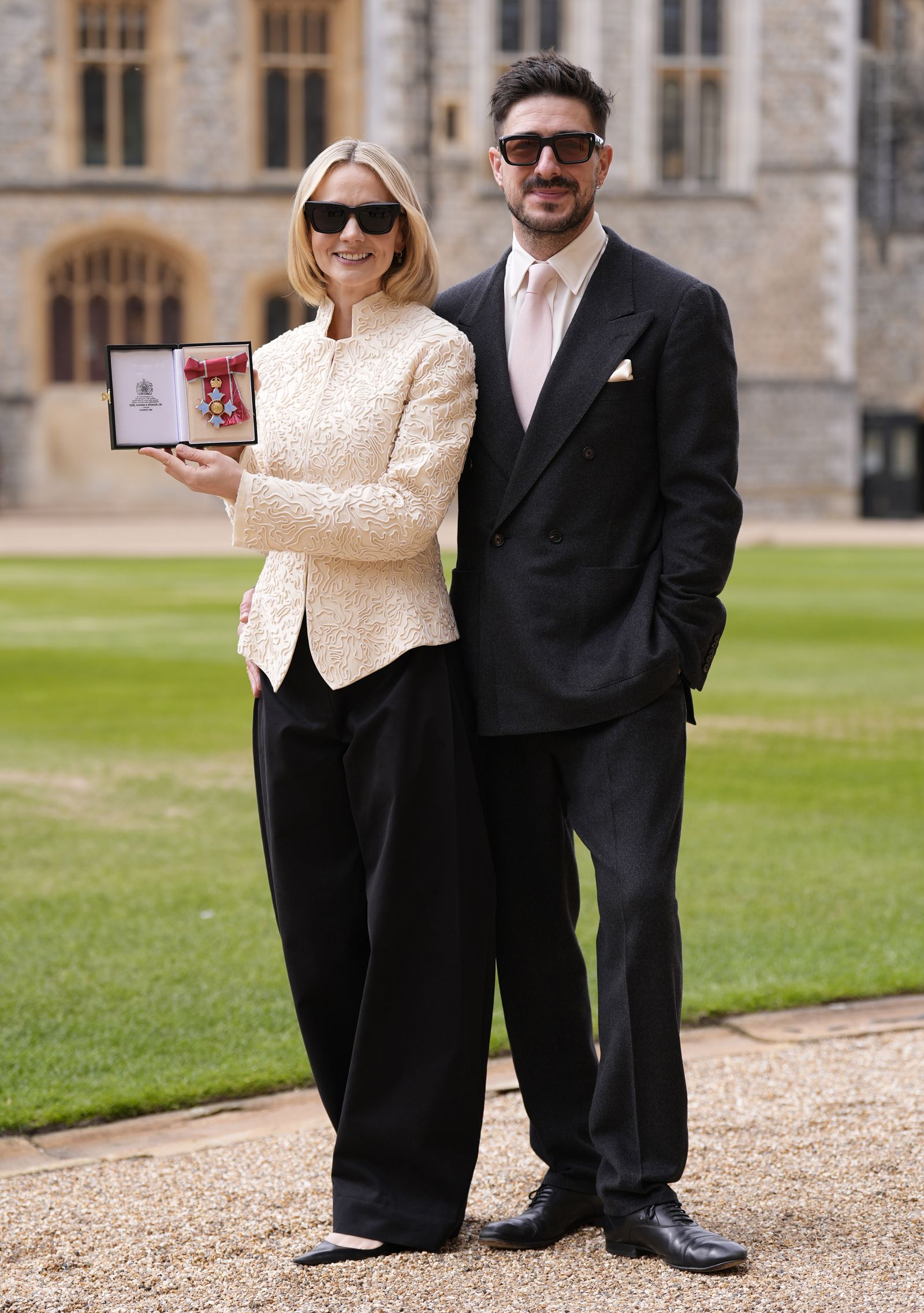 Image may contain Lenny Von Dohlen Carey Mulligan blazers, coats, jackets, formal suits and photography