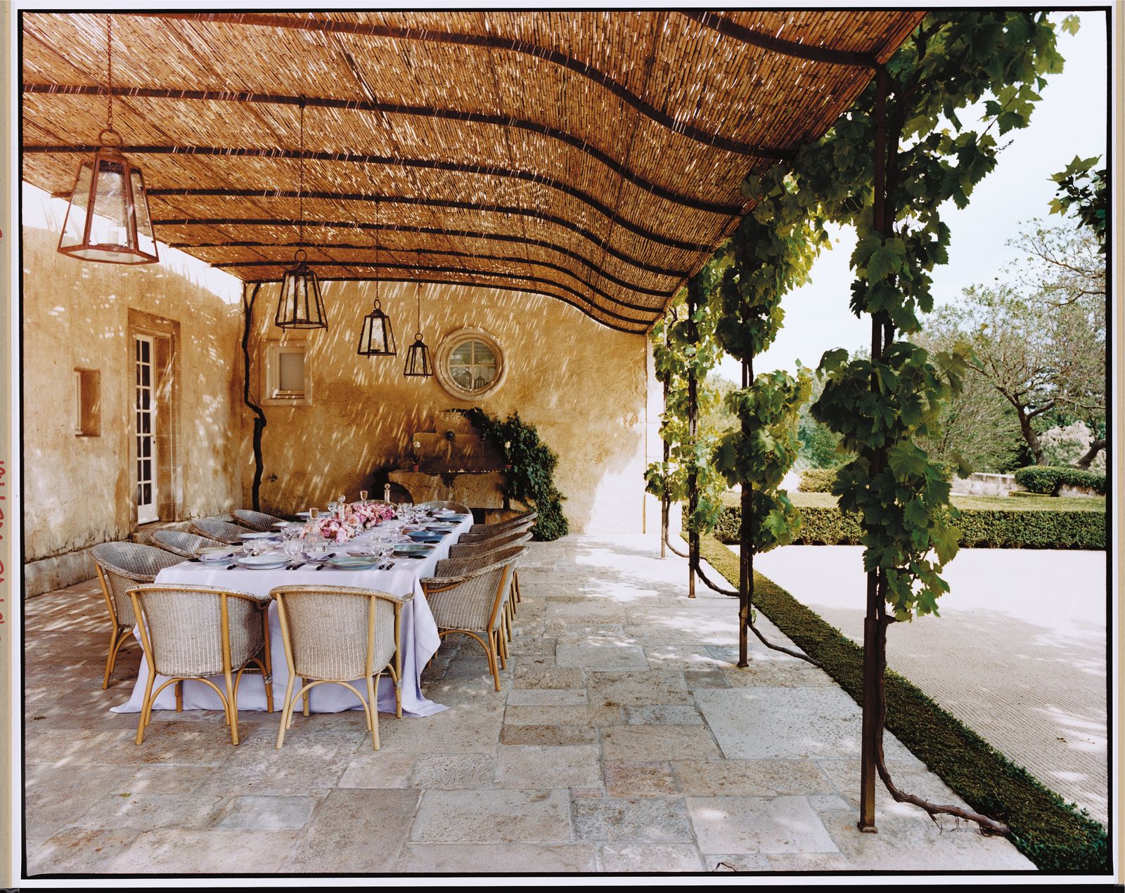 The image may contain paths, walkways, dining tables, furniture, tables, slates, buildings, buildings, houses and shelters.