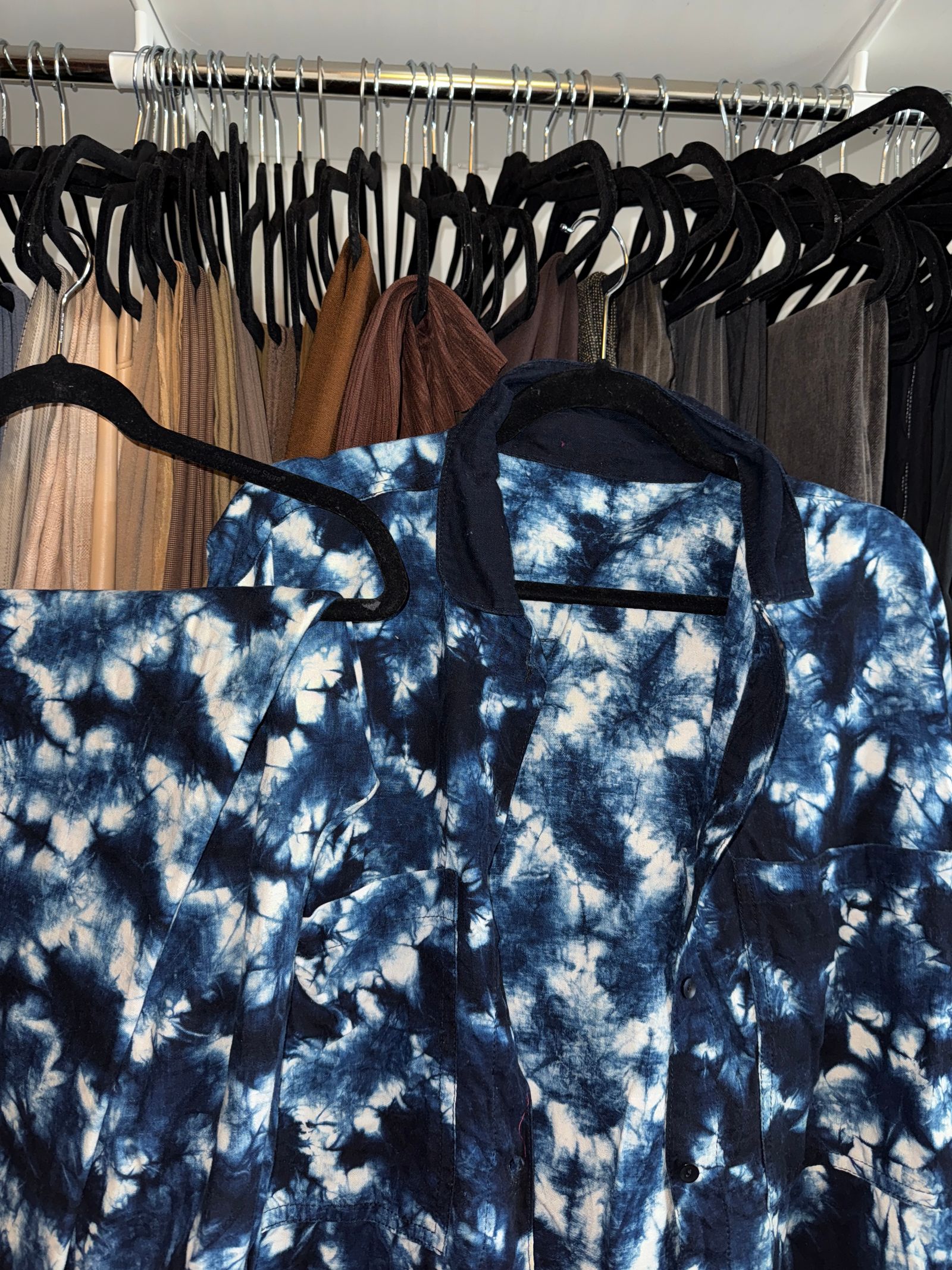 Traores loves this indigo suit.