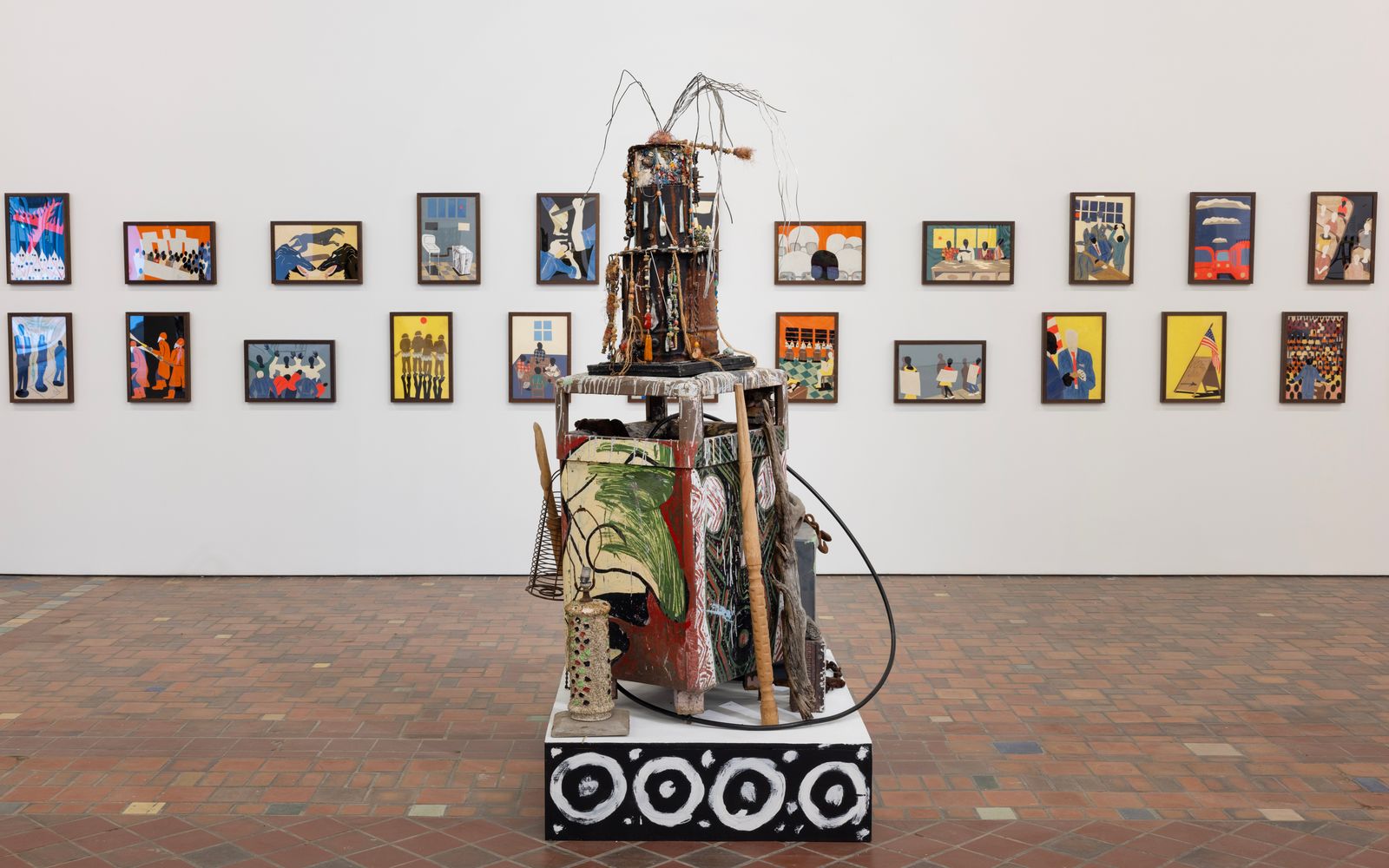 Image may contain art painting photo frames and modern art