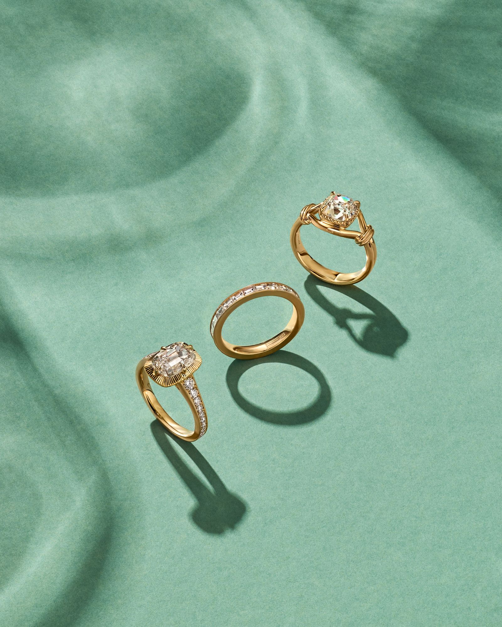 Image may contain accessories, jewelry rings, diamonds, gemstones and gold