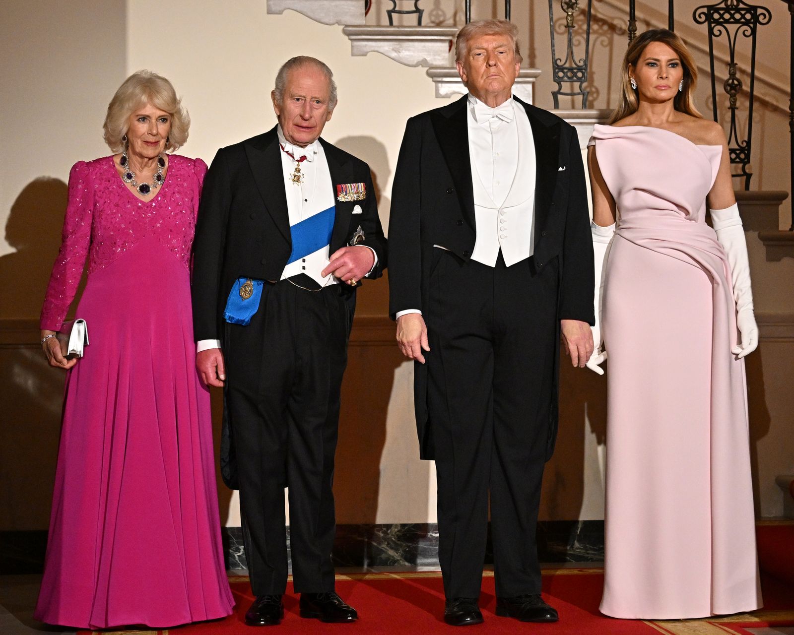 Image may contain Prince Charles, Wales, Donald Trump, adult clothing, formal suits, weddings and coats