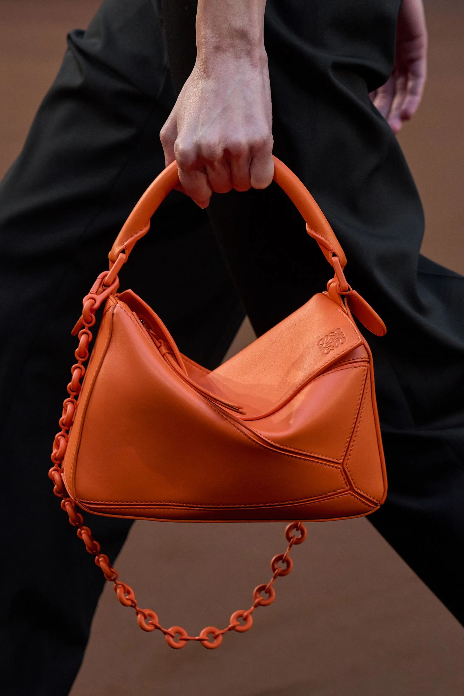 The Puzzle bag on the Fall/Winter 2022 runway.