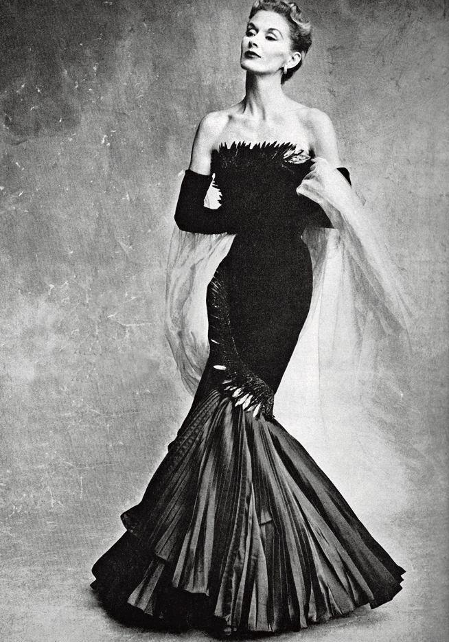 Image may contain Lisa Fonssagrives Clothing Gowns Formal Wedding Adult Wedding Fashion Dresses and Evening Gowns