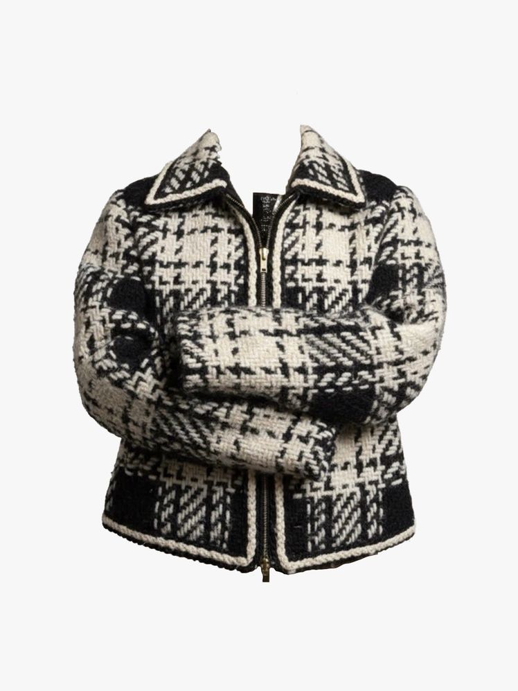 Image may contain: clothes, coats, jackets, knitwear and sweaters