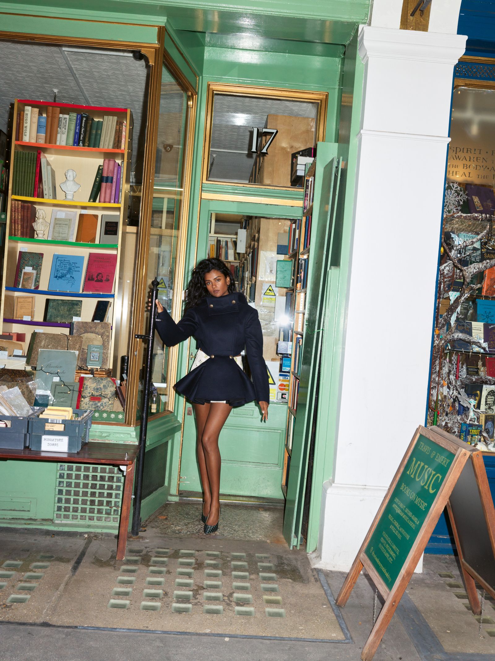 Simone Ashley on the cover of Vogue magazine