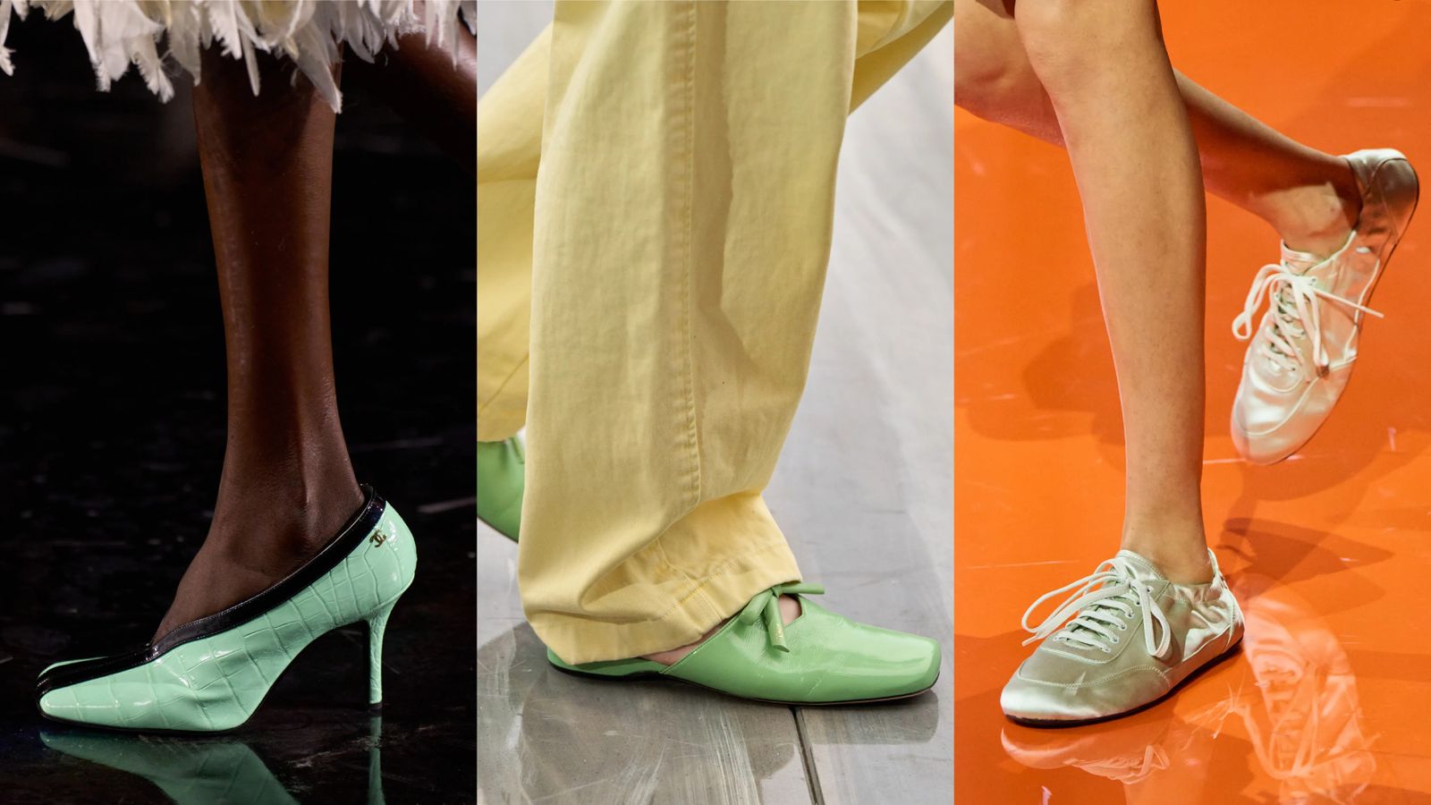 Image may contain clothing, footwear, shoes, sneakers, pants and people
