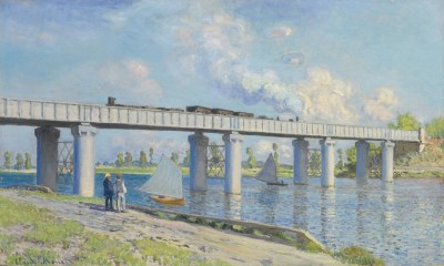 Claude Monet, Le Pont du chemin de fer à Argenteuil (The Railway Bridge at Argenteuil), 1873–74