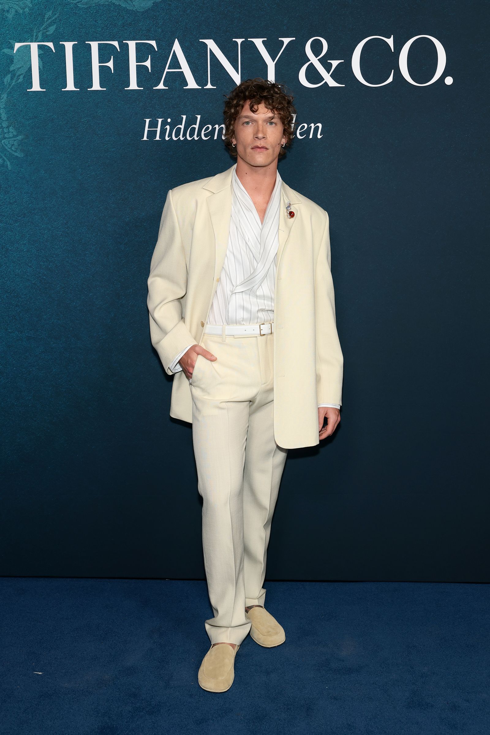 New York, New York April 16 Connor Storrie attended Tiffany & Co. to celebrate the launch of Blue Book 2026 Hidden Garden...