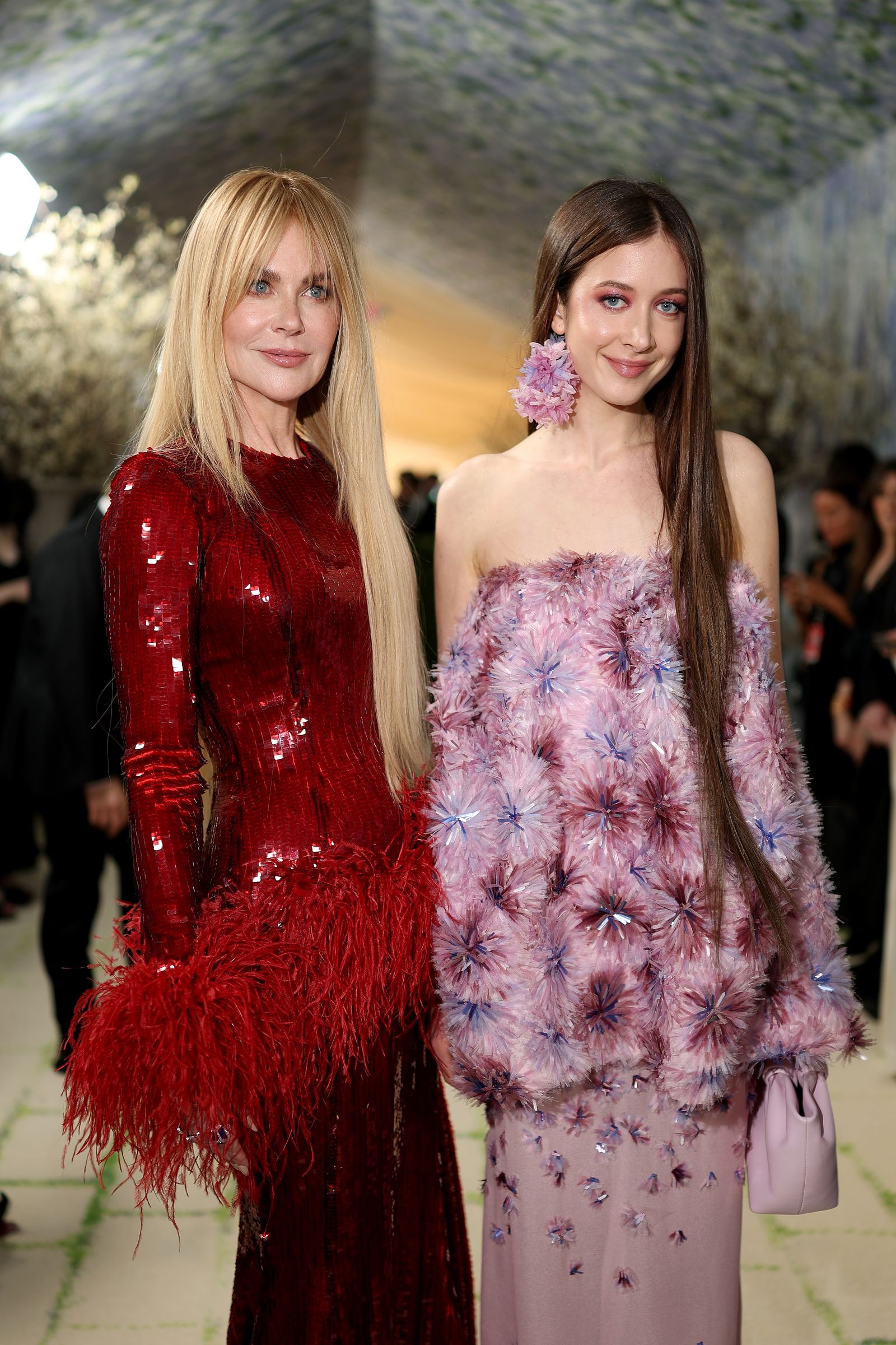 Image may contain Nicole Kidman Adult Blonde Brown Hair Face Head Outfit and Dress