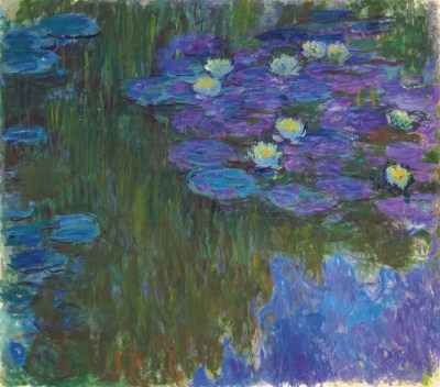 Claude Monet, Nymphéas en fleur (Water Lilies in Bloom), c. 1914–17