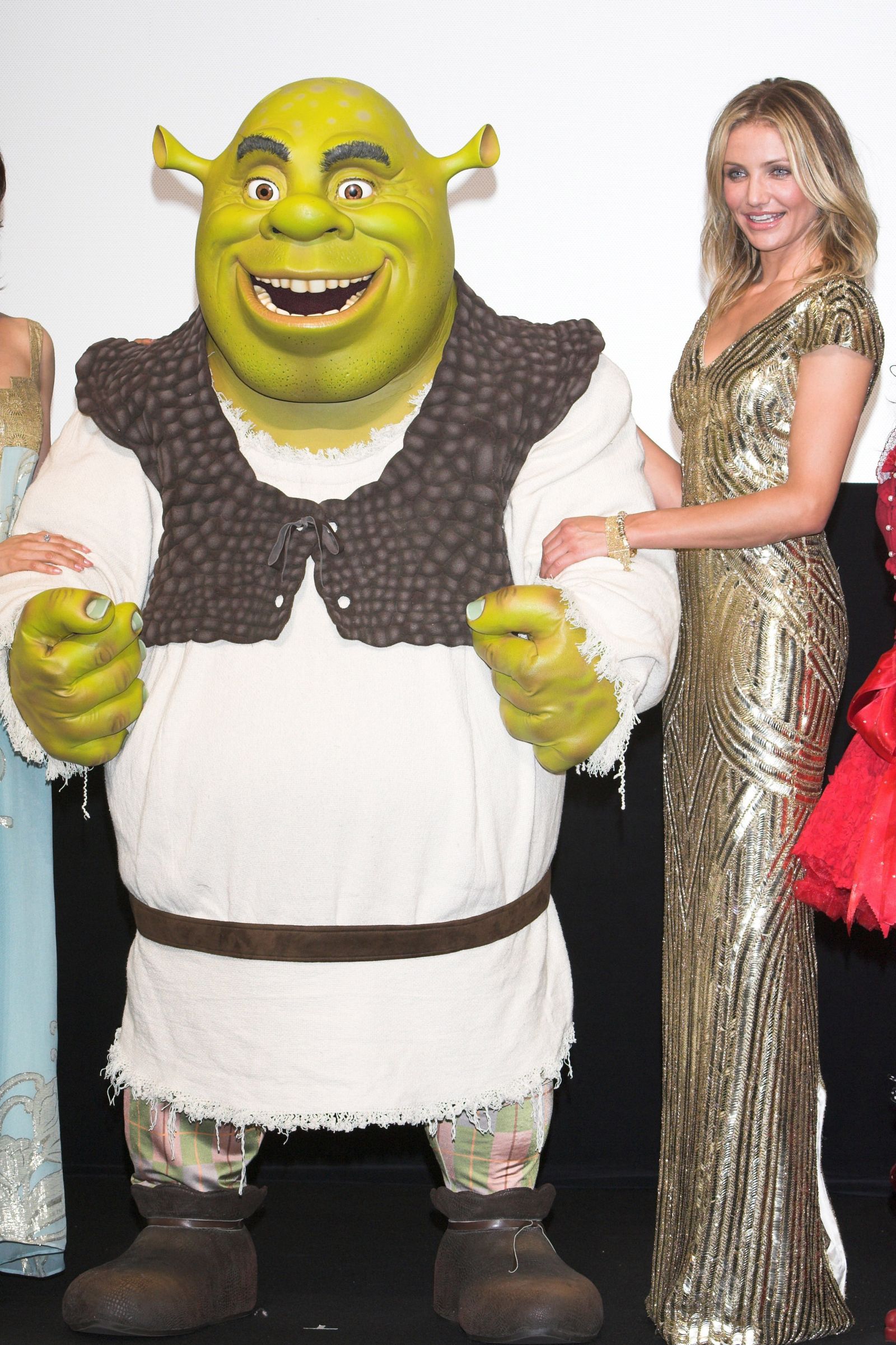 Cameron Diaz during a stage greeting at the Tokyo premiere of 
