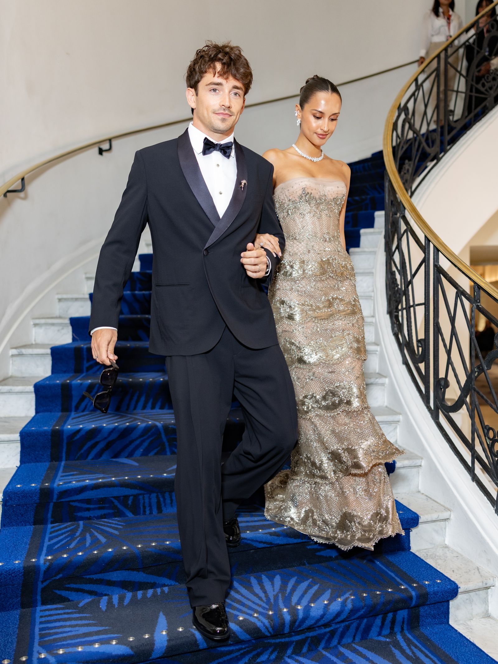 Alexandra Malena Leclerc and Charles Leclerc at the Hotel Martinez during the 79th Annual Cannes Film Festival…