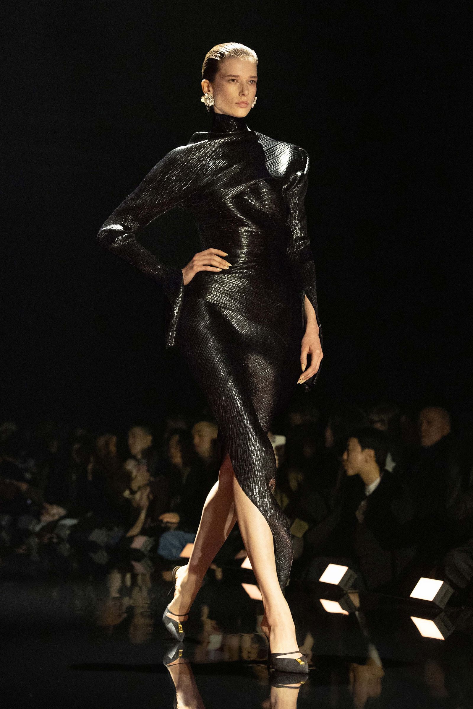Image may contain the face and head of Nobuo Nashiro Stylish adult performer performing solo