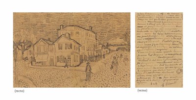 Vincent van Gogh, The House of Vincent in Arles (recto); page of a letter from Vincent to his brother Theo (verso), 1888