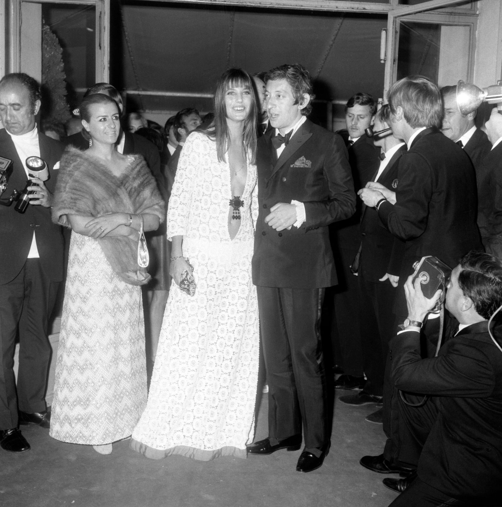 Serge Gainsbourg and Jane Birkin at the Cannes Film Festival in May 1969