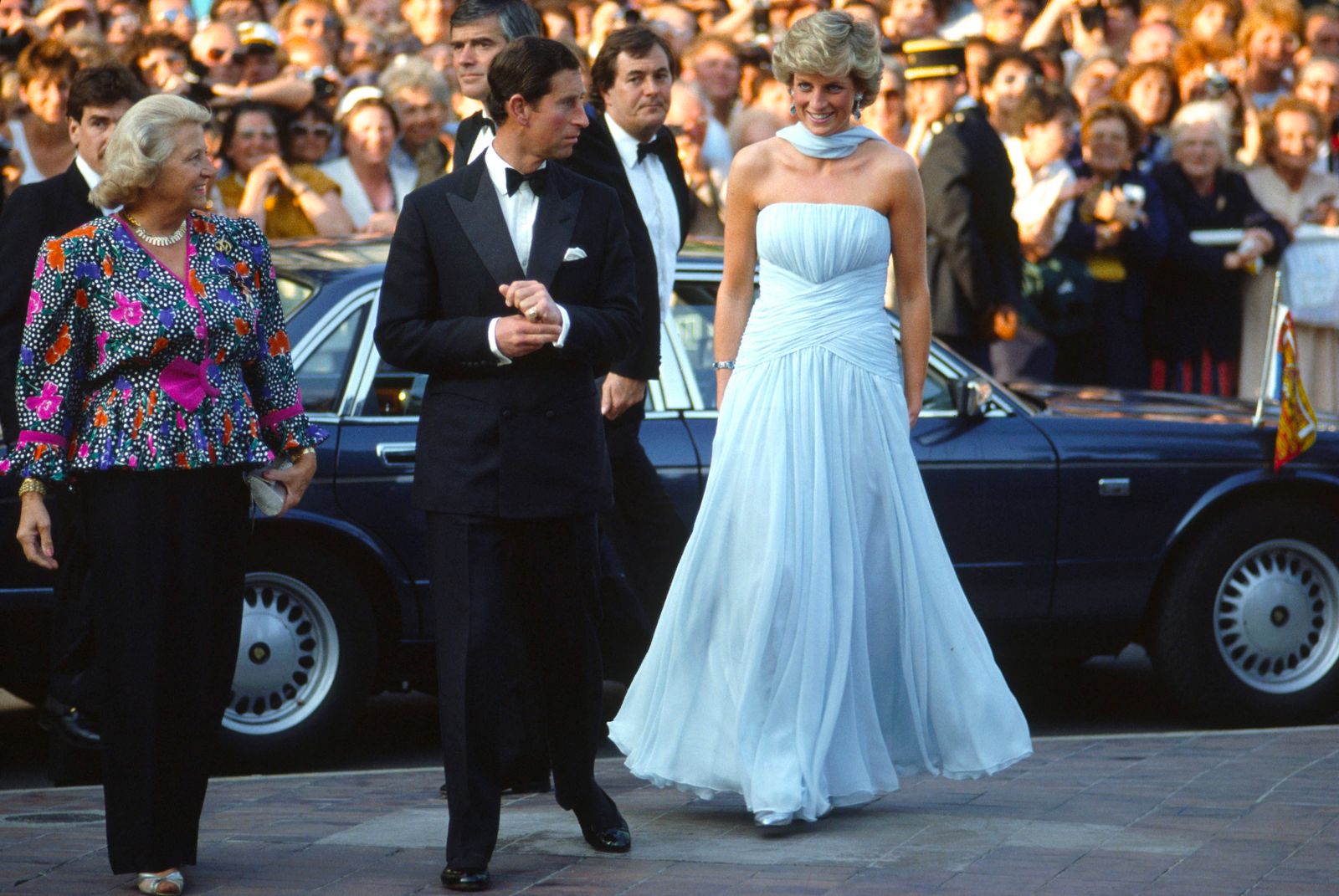 Diana and Charles in Cannes