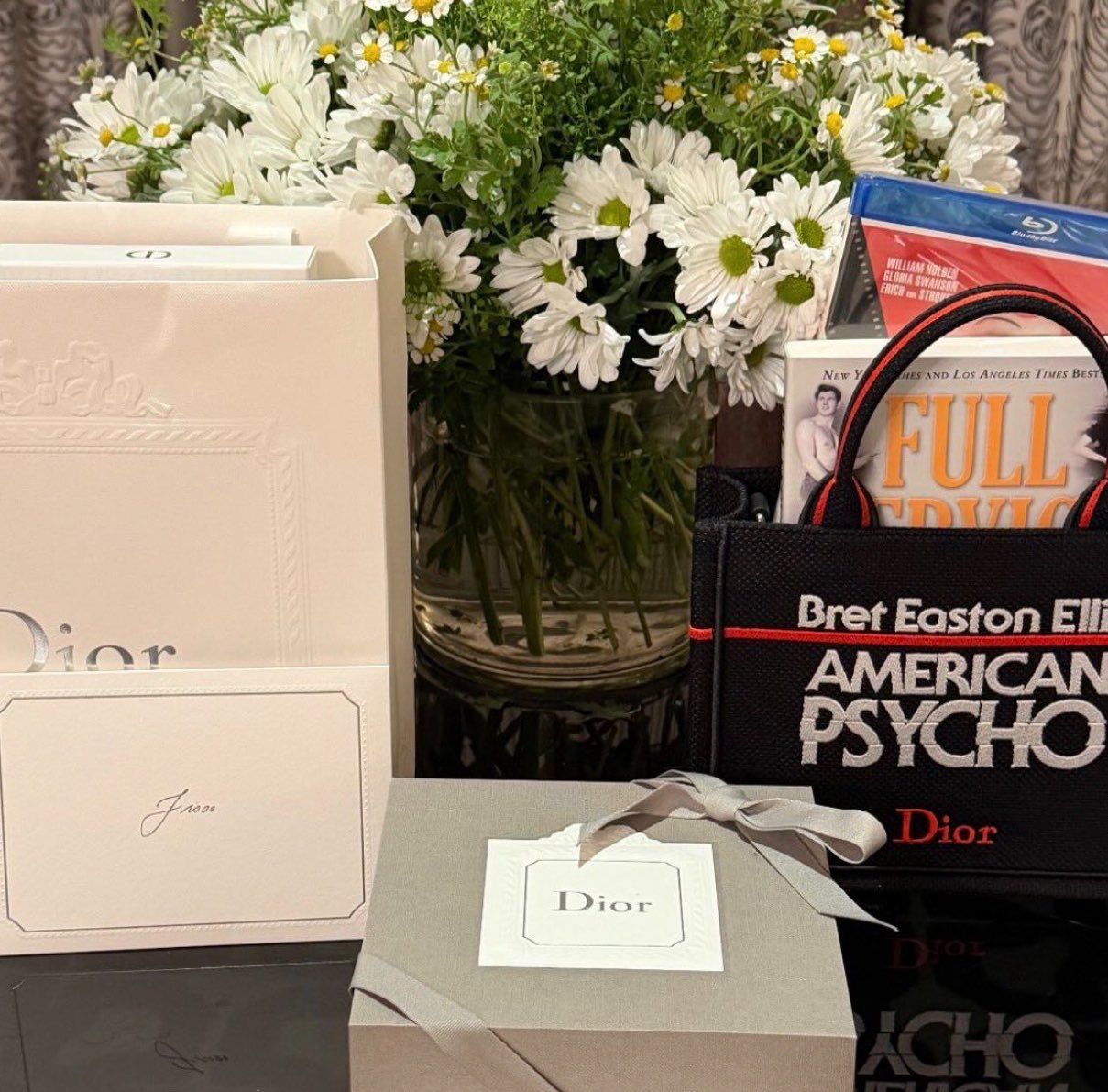 Dior 2027 American Psycho Resort Series Book Tote Bag