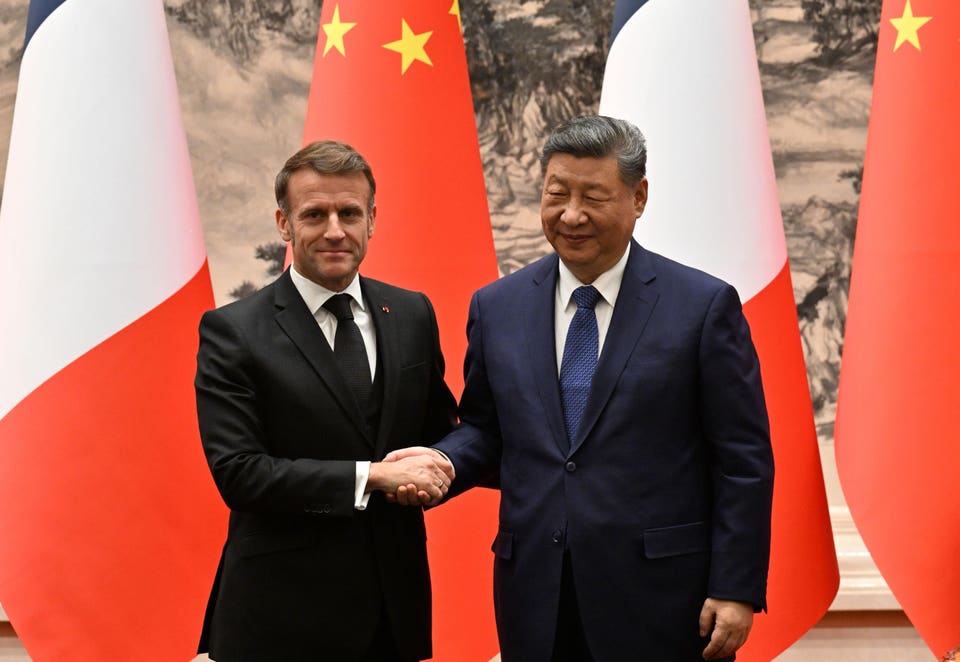 French President Macron visits China