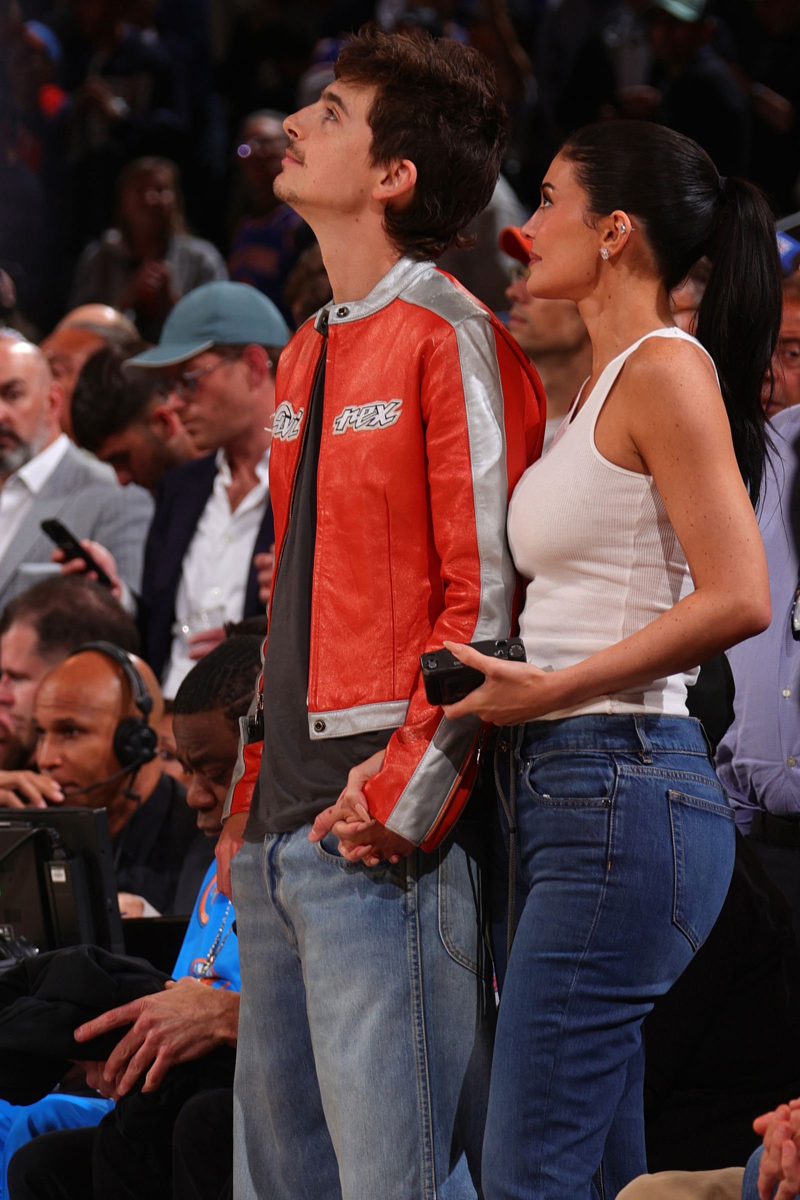 New York On May 6, Timothe Chalamet Kylie Jenner attended the Philadelphia 76ers game against New York…