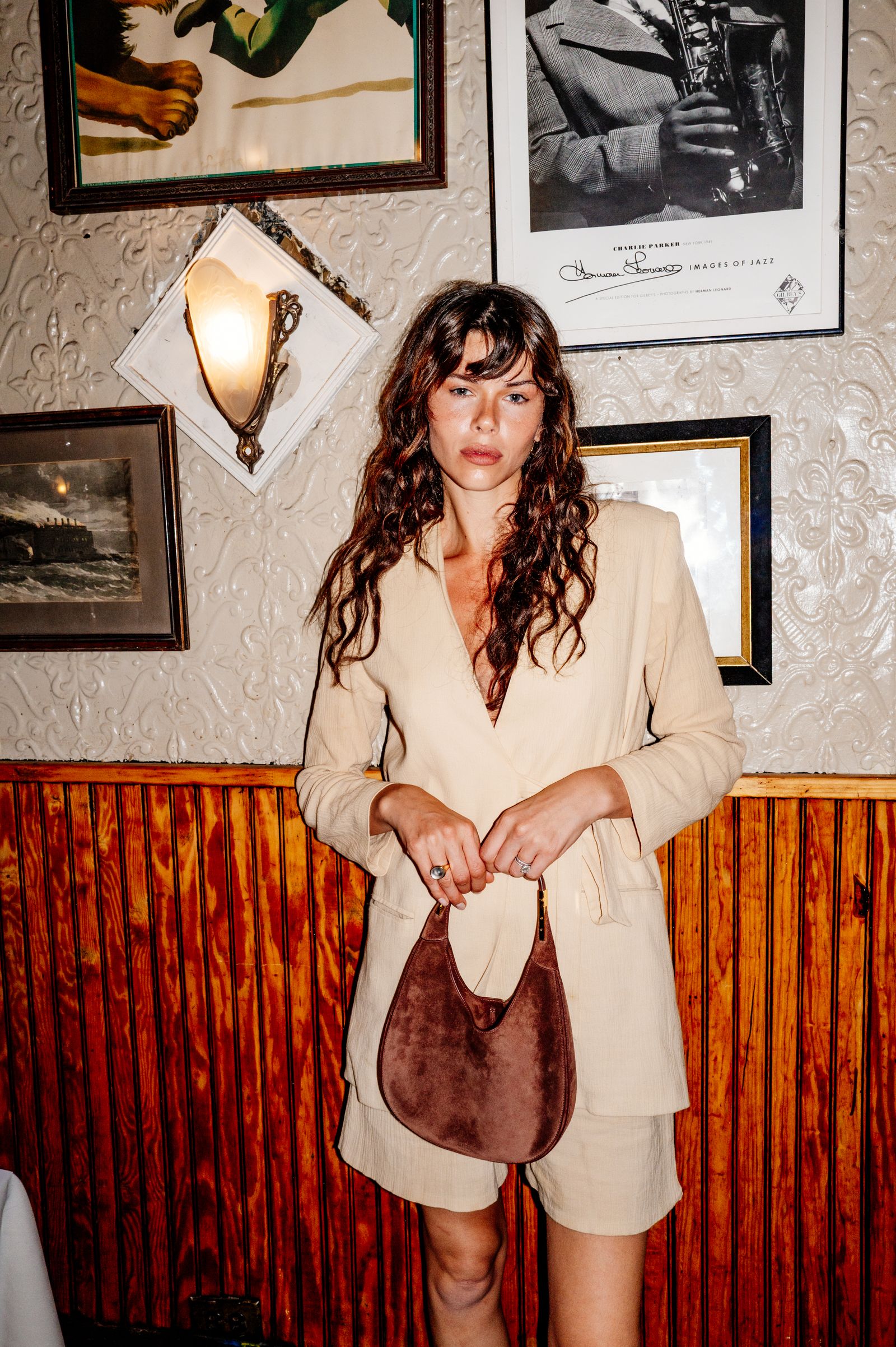 Image may contain Leah Renee Cudmore curly hair people and adults