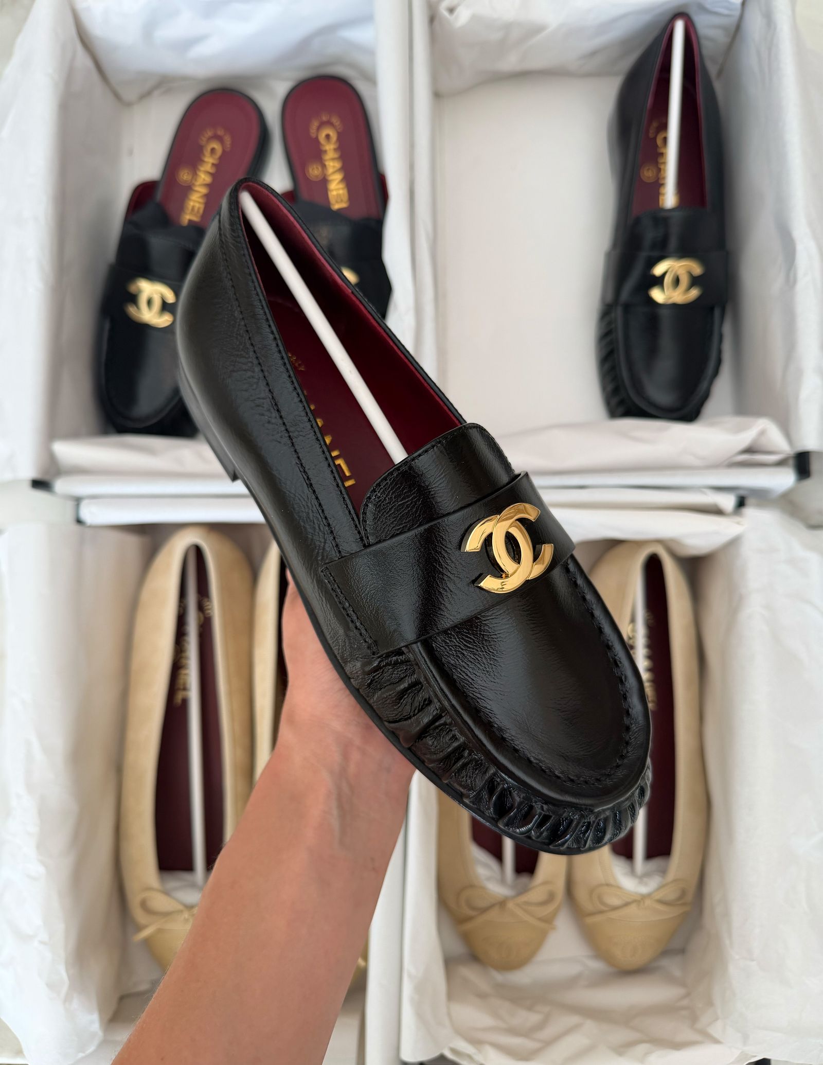 Image may contain clothing, footwear, sneakers and high heels