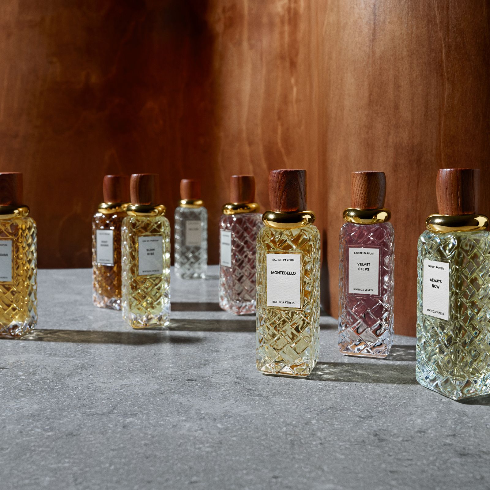Image may contain cosmetic bottles and perfume